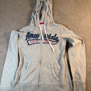 Aeropostale Gray Zip-Up Hoodie 1472